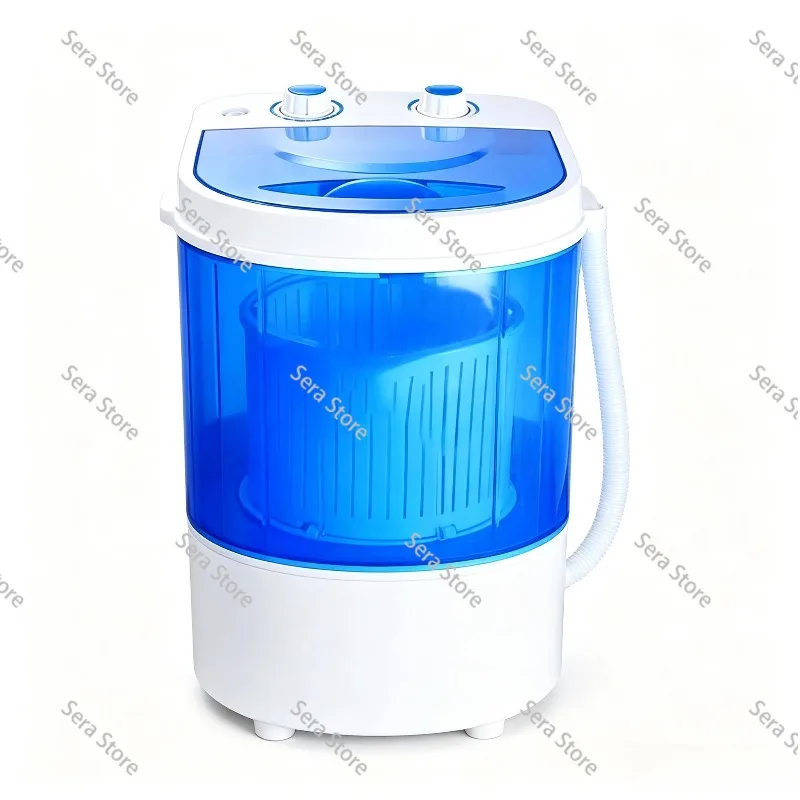 Multifunctional Mini Washing Machine Small Semi-automatic Pulsator Elution Integrated Household Shoe Washing Machine Artifact