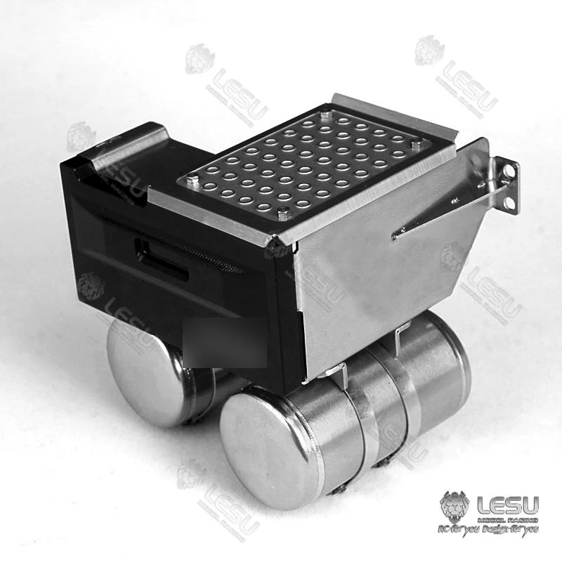 LESU Battery Box Urea Tank Exhaust Tank for Remote Control Toys Model Tamiyaya 1/14 FH16 DIY RC Tractor Truck TH15868-SMT3