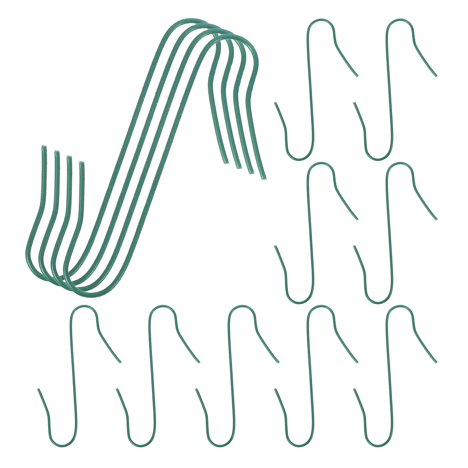 

100 Pcs Hooks Iron Mini Hangers for Christmas Tree Decorations Holiday Party Stocking Holders