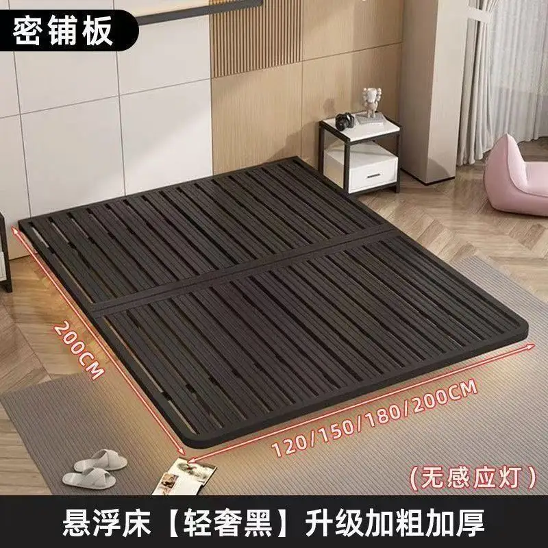 Simple suspended bed 1.5 meters 1.8 meters silent steel frame bed without side frame double iron  single iron