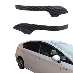 For Toyota Prius ZVW30 2010-2020 WISH MARK X Car Styling Chrome Door Mirror Trim Cover Sticker Carbon  Door mirror trim cover