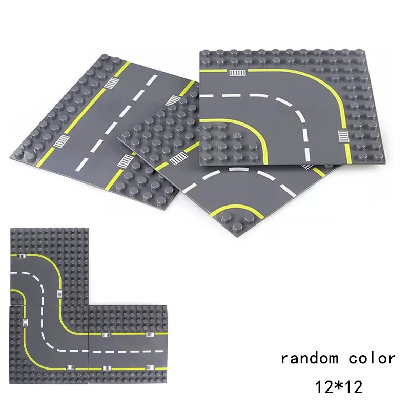 12x16 Dots Big Size Building Blocks Base Plate Compatible Large Bricks Plastic Educational Creative Toys for Children Kid Gifts