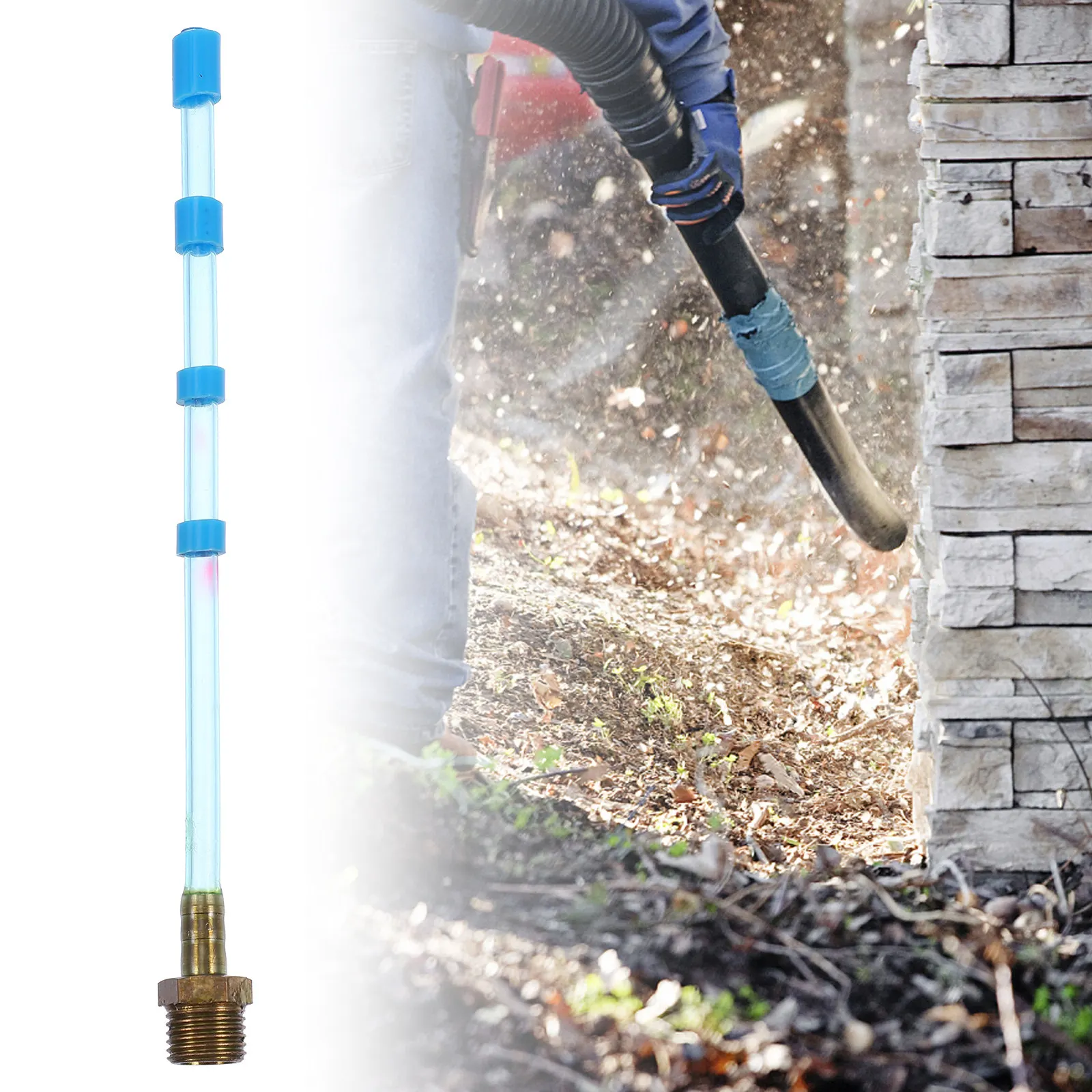 1Pcs Rotatable Air Blower Hose High Performance Plastic Flexible Connecting Pipe Quick Connect Dust Removal Car Cleaning Air
