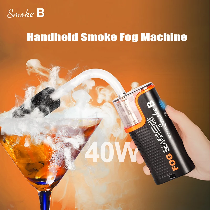 

LENSGO Smoke B 40W HandHeld Smoke Dry Ice Smoke Effect Fog Machine Studio Short Video Filming Stage Performance Atmosphere