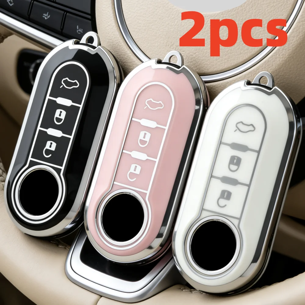 2Pcs Car Key Case C…