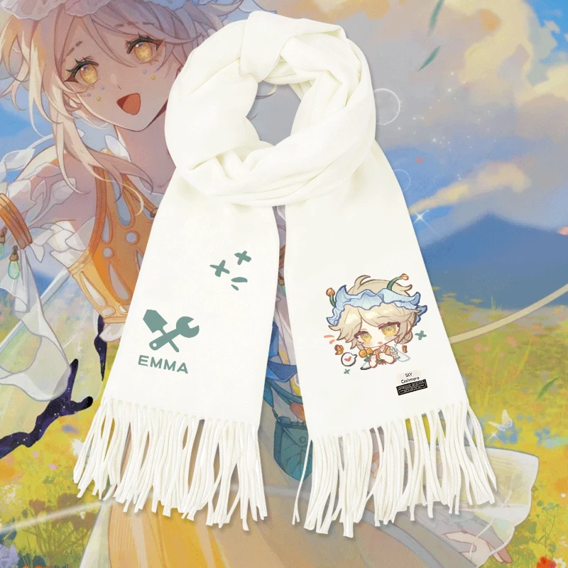 

Identity Ⅴ Anime Gardener Emma Woods Cosplay Cartoon Unisex Scarf Autumn Winter Keep Warm Shawl Teenager Scarves Birthday Gift