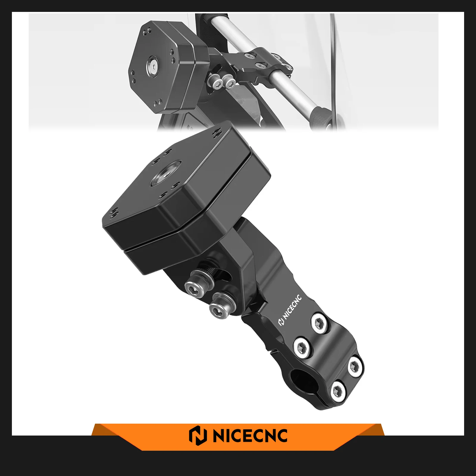 

NICECNC GPS Mount For 2023 Kawasaki KLE 650 Suzuki VStrom 800DE Versys Honda Africa Twin Aprilia Tuareg 660 CFMoto Ibex MT 450