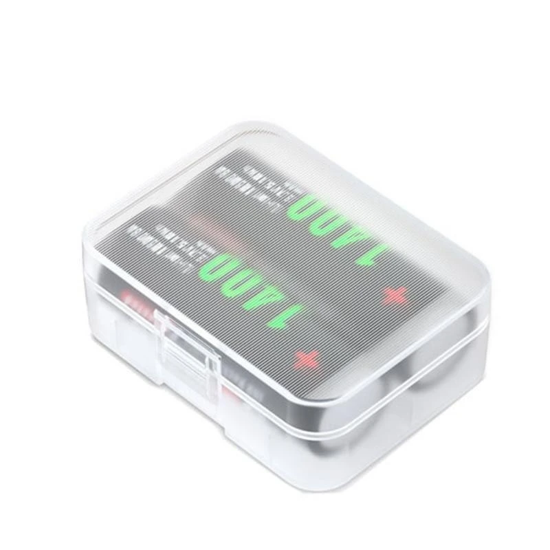 Durability Battery Container for 2pc 18500 Battery Storage Safeguards Your Batteries from Short Circuits Accidental Drop
