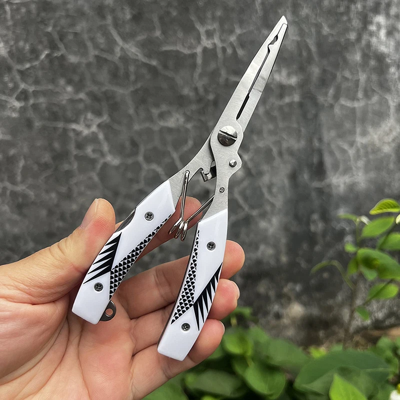 Multifunctional Nose Fishing Pliers Stainless Steel Titanium Open Ring Pliers For Fish Control Hook image 2