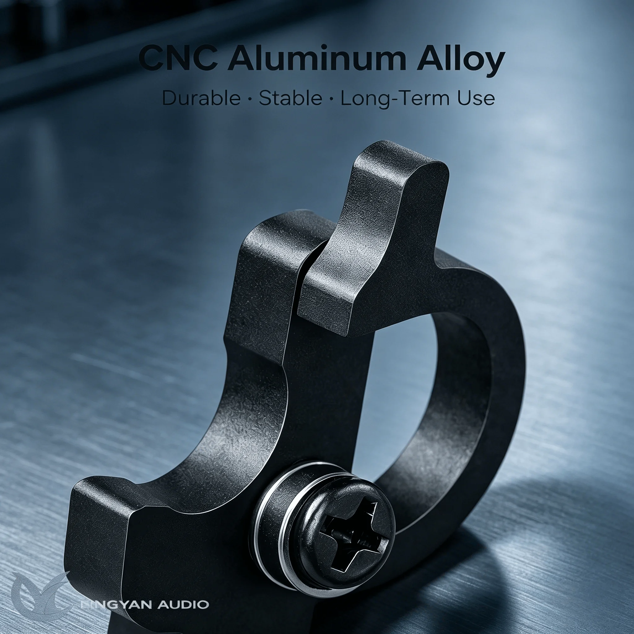 Stable Tonearm Mount, Ø8mm CNC aluminum bracket, mechanical fit support holder for turntable headshell.