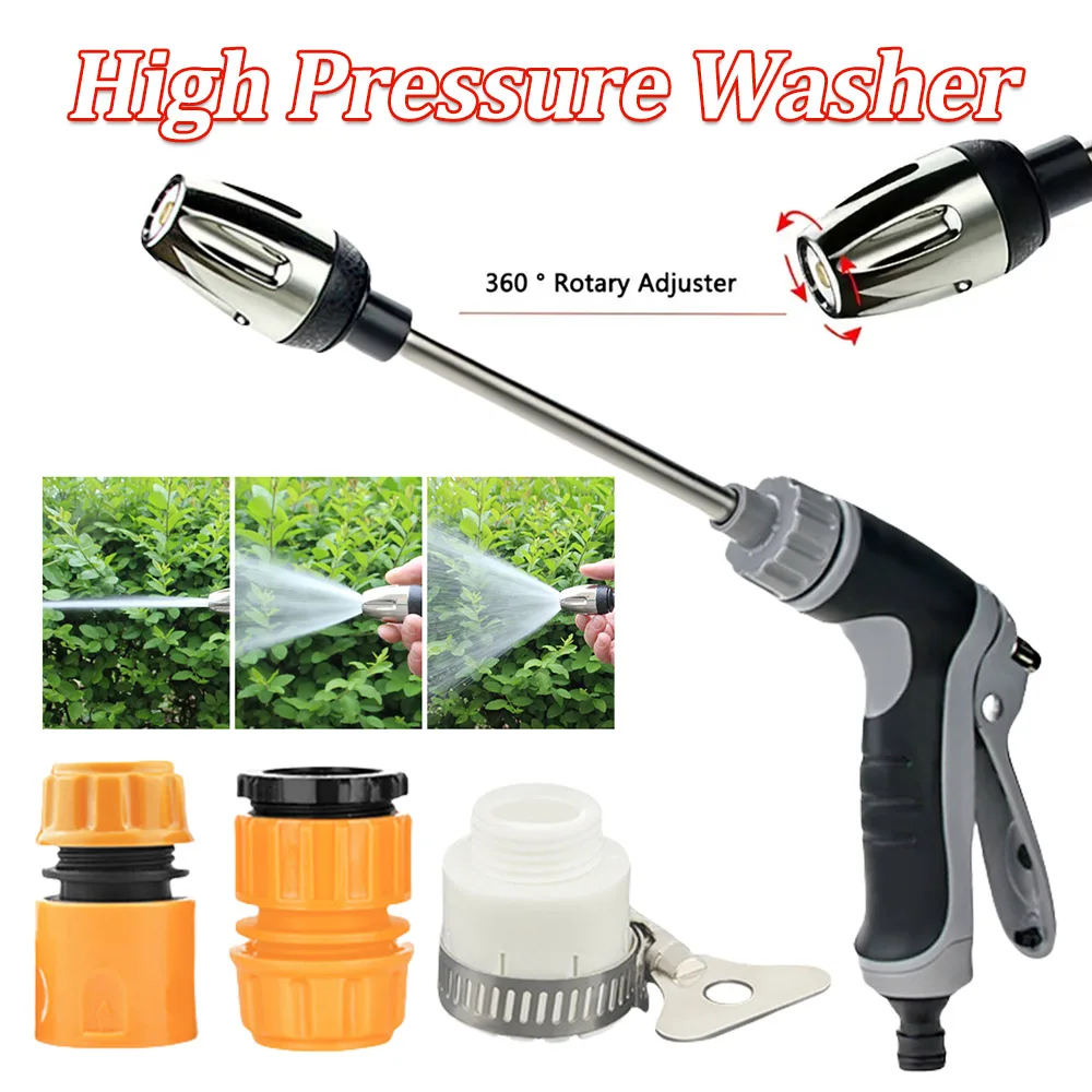 Pressure Washer & 360° Rotating Waterblitz High Pressure Turbowasher Water Blitz Pressure Washer for Lawn & Garden Washing Cars