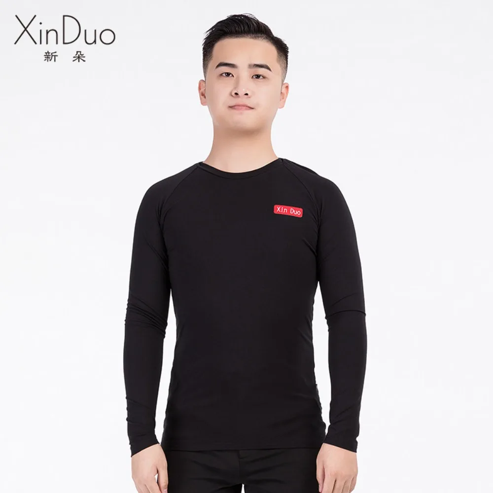 balloom-modern-dance-top-women's-men's-high-waist-performance-practice-suit-black-social-latin-dance-long-pants-yoga-sports-wear