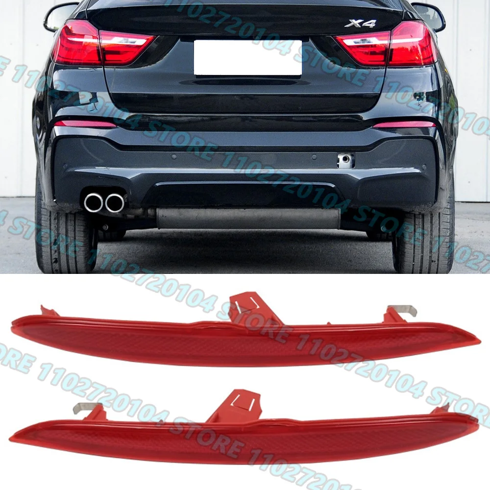для BMW F26 X4 2014-2018 28iX 35iX M40iX Задний бамперный отражатель 63147338807 63147338808