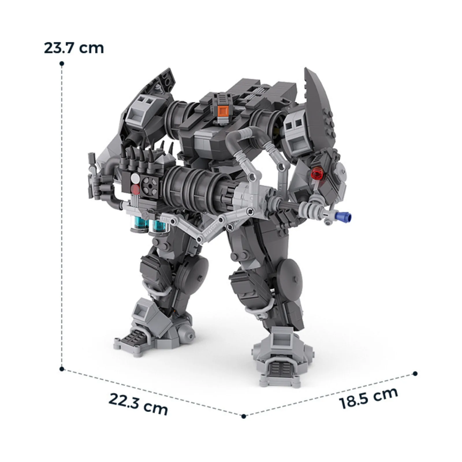ヘビータイタンメカ MOC ビルディングブロック クラシックゲームスタイル クリエイティブおもちゃ 子供向け