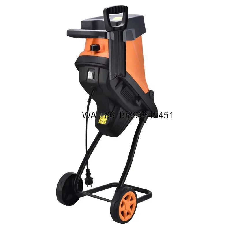 Wmwmnu for Mini Grass Shredder Corded Leaves Branch Shredder Wood Chipper With 50L Collection Bag
