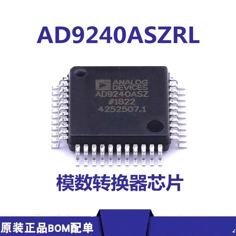 

New Original AD9240ASZ AD9240ASZRL QFP-44 Analog-to-digital Converter IC Chip ADC