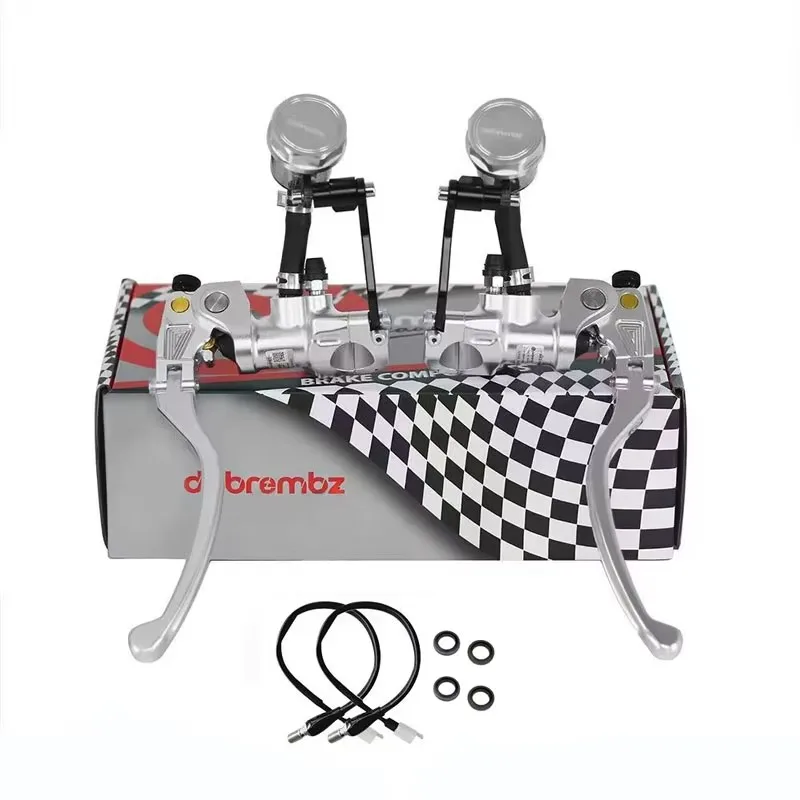 

Hydraulic clutch brake master pump 90 degree folding anti drop grip CNC aluminum alloy suitable for Yamaha Honda Kawasaki Yuko 1