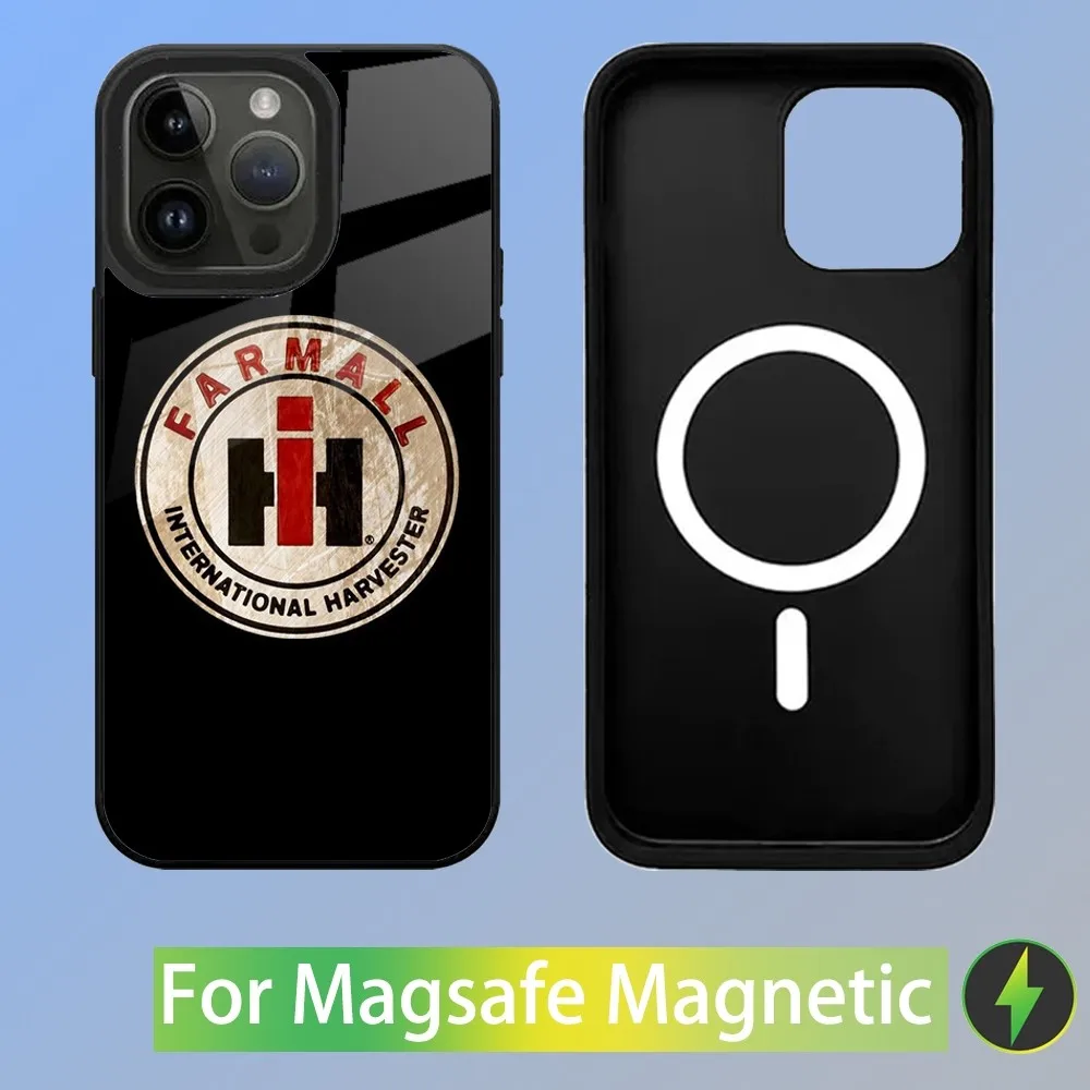 Tractor farm Phone Case For iPhone 15,14,13,12,11,Plus,Pro,Max Mini M-Massey F-Ferguson Magsafe Magnetic Wireless Charging