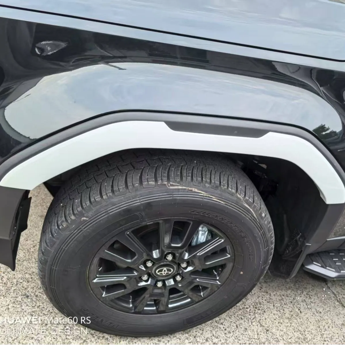 

For Toyota Prado LC250 2024-2026 Wide Body Fender Flare Wheel Arch Decorative Body Kit Accessories