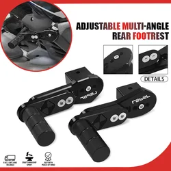 rebel Motorcycle Adjustable Multi-Angle Telescopic Footrests For REBEL CM300 500 250 CMX300 CMX500 1100 Rear Passenger Foot Pegs