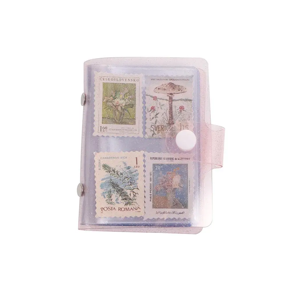 

High quality LOMO Cards Jelly Color Transparent Glitter Binders Albums Photo Album Card Holder Instax Album Mini Photo Album