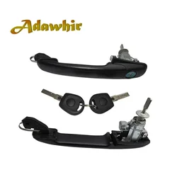 6K0837206 6K0837205 FRONT LEFT RIGHT DOOR HANDLE WITH LOCK BARREL FOR FORD GALAXY 1995-2006 33MM PIN LENGTH