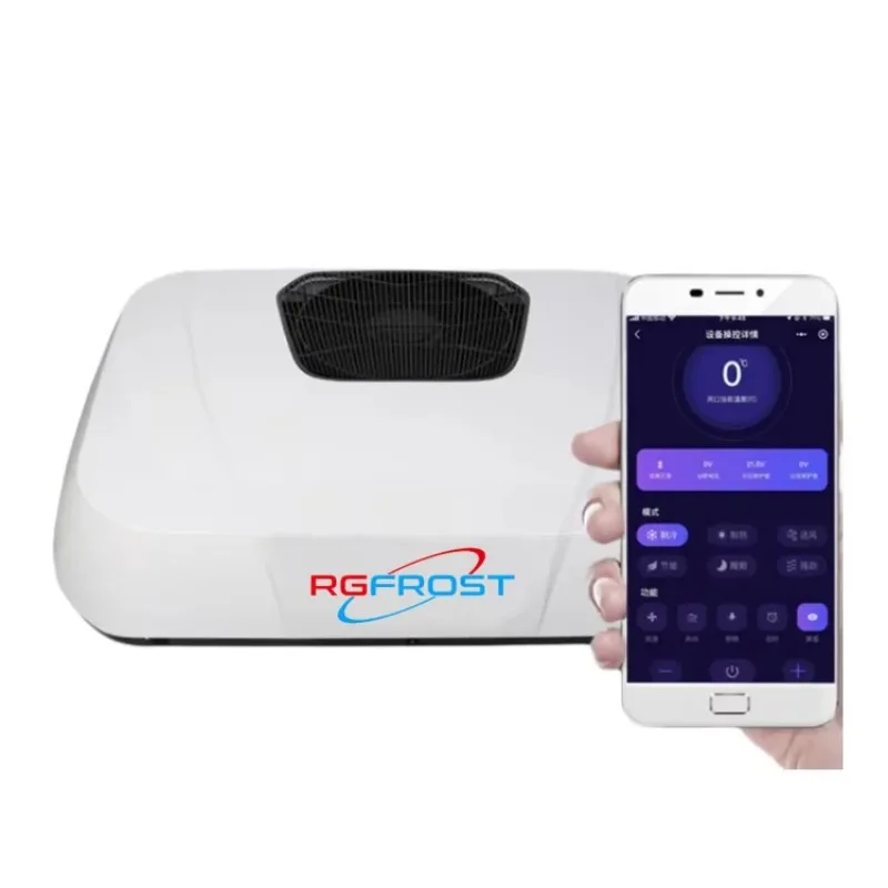 RGFROST All-in-One Integrated Cooler Energy-Saving RV Car Air Conditioner Universal DC New Condition For Toyota Model ACE