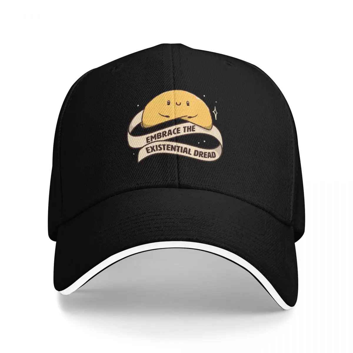 

Embrace The Existential Dread Funny Cookie by Tobe Fonseca Baseball Cap Snap Back Hat western Hat Sun Hats For Women Men's