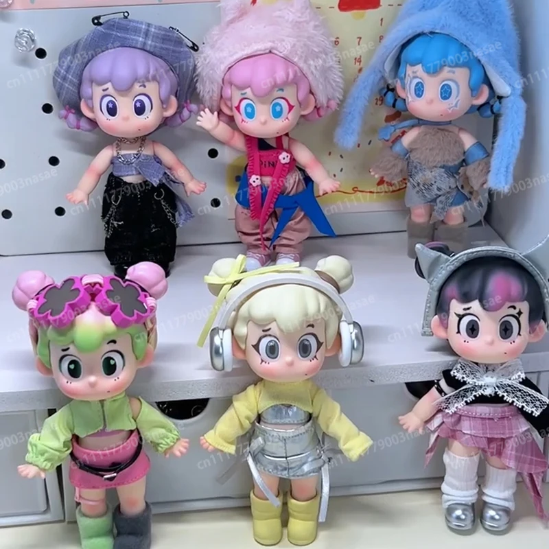 

Piny Blind Box Piny Sakura Party Series Blind Doll Piny Sakura Electric Wave Mystery Box Anime Action Figure For Collector Gifts