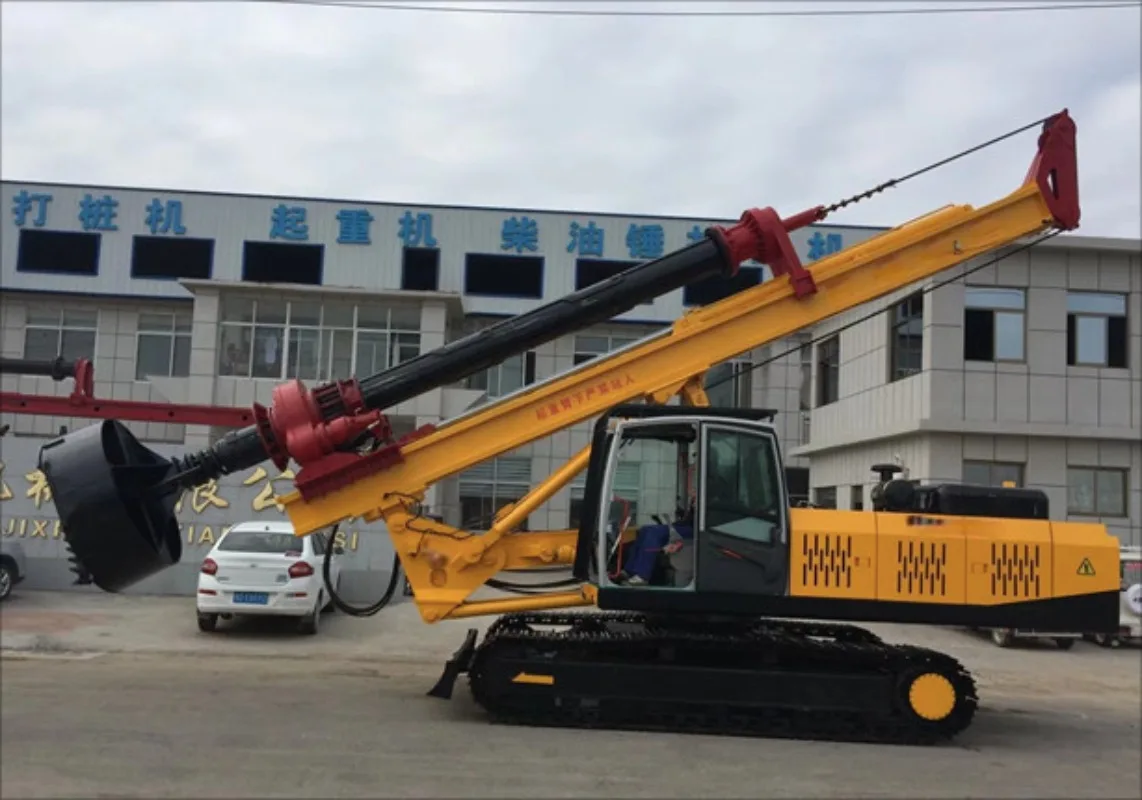 Rotary Pile Drilling Rigs Bored Piles Spiral Machine Hydraulic Rotary Drilling Rig Heavy Construction Equipment