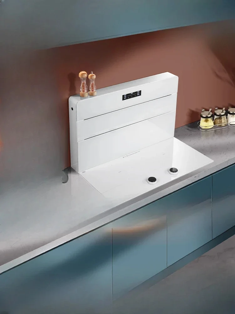 

Белая разделенная встроенная кухонная бытовая двойная индукционная плита с 3 конфорками, кухонный костюм