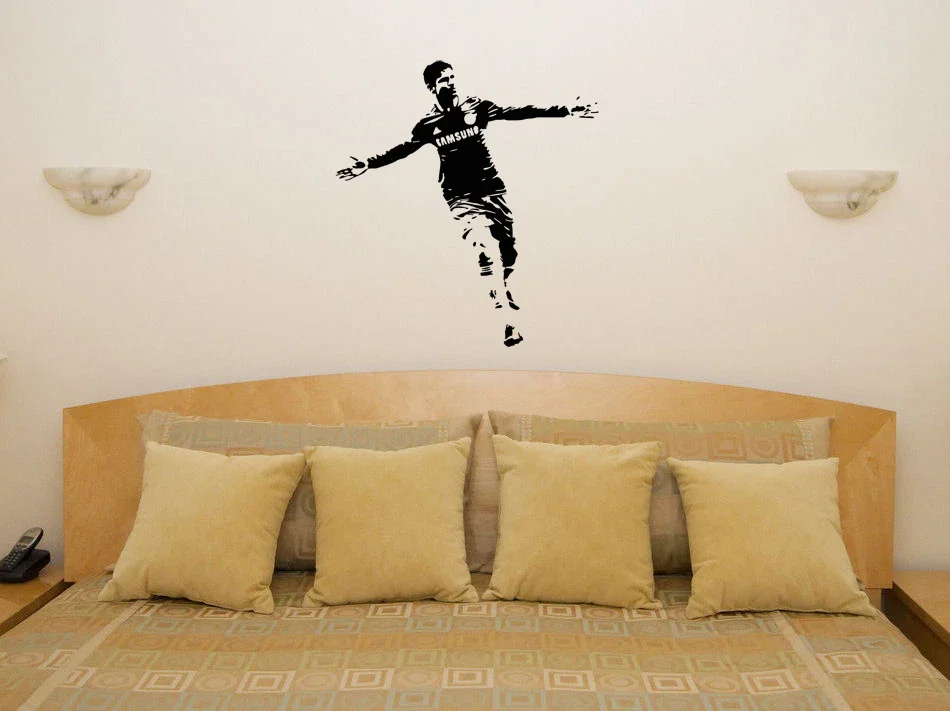Diego Costa Spanish Spain   footballer    football soccer  self-adhesive  removable Wall Sticker Art  Decal Mural   Decor