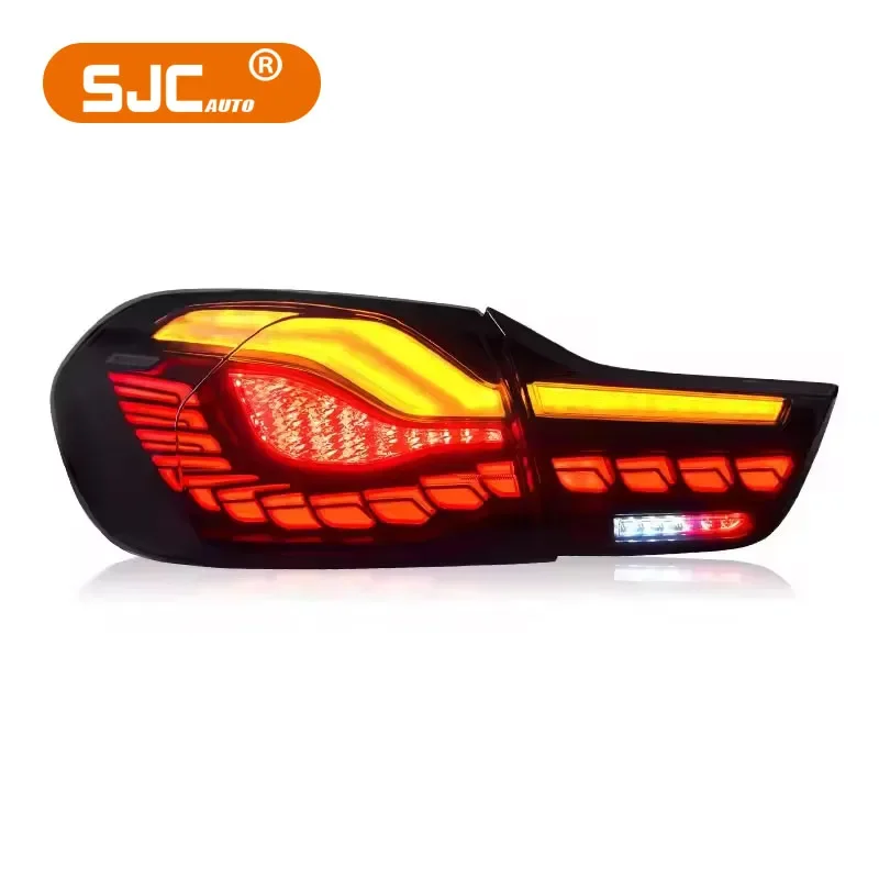 Sjc sistemas de iluminação automotiva luzes traseiras para m4 f82 4 séries f32 nova atualização estilo gts luzes traseiras se encaixa f33 f36 f83