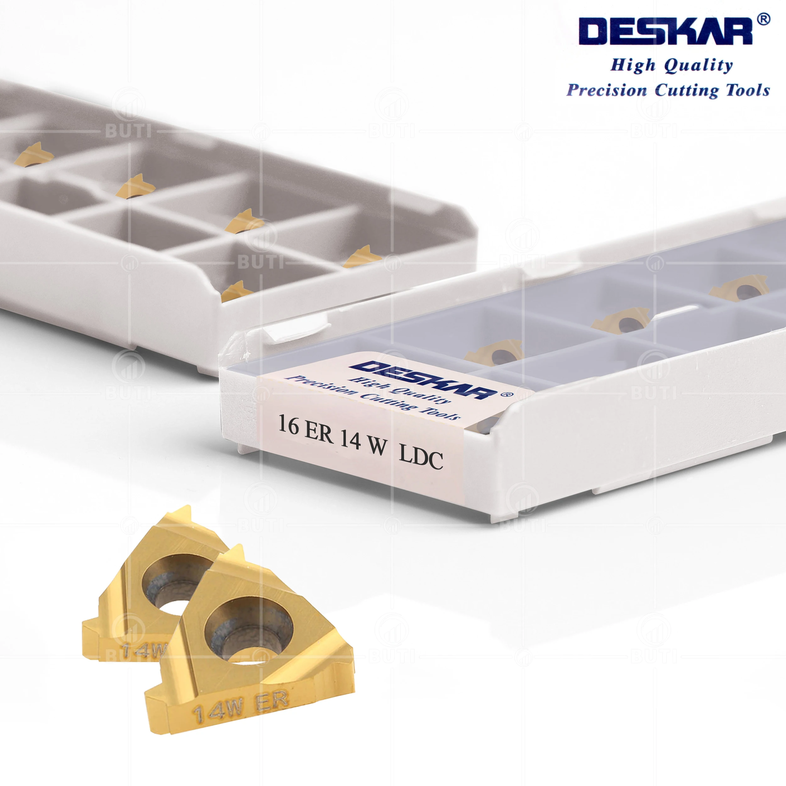 Imagem -02 - Deskar-cnc Torno Cortador Rosqueamento Insere Ferramenta de Corte 100 Original Lda Ldc 16er 16ir 8w 9w 10w 11w 12w 14w 16w 18w 19w 20w 24w