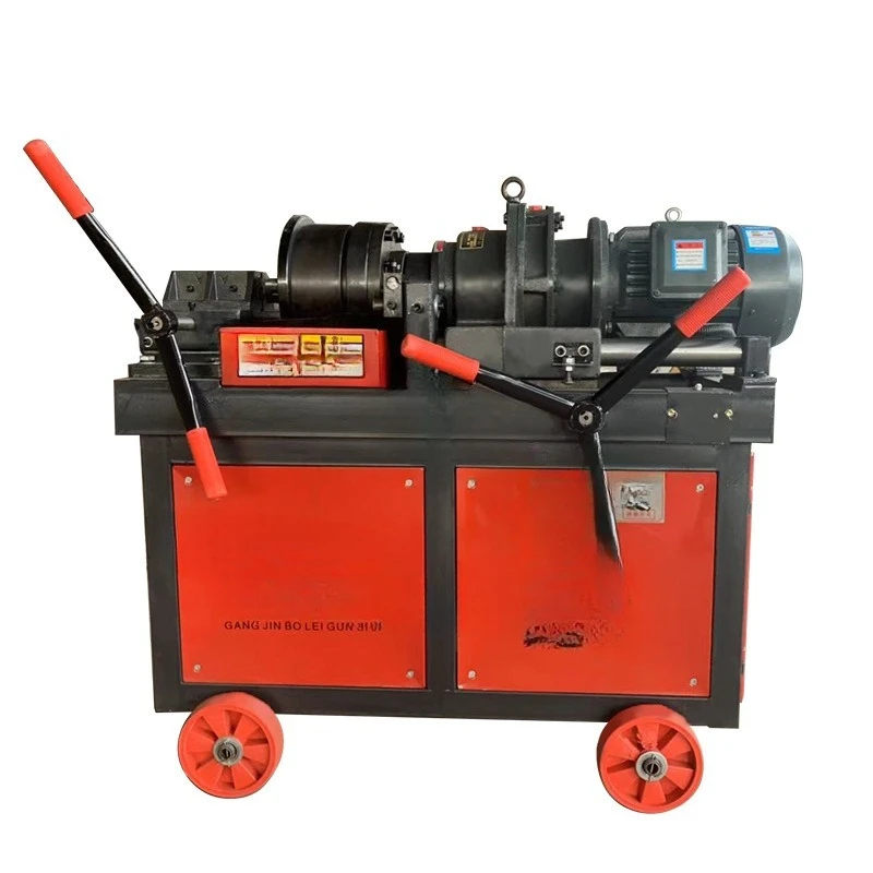 Rebar Threading Machine Manual Automatic Rebar Deribing Threading Pneumatic CNC Rebar Threading Machine