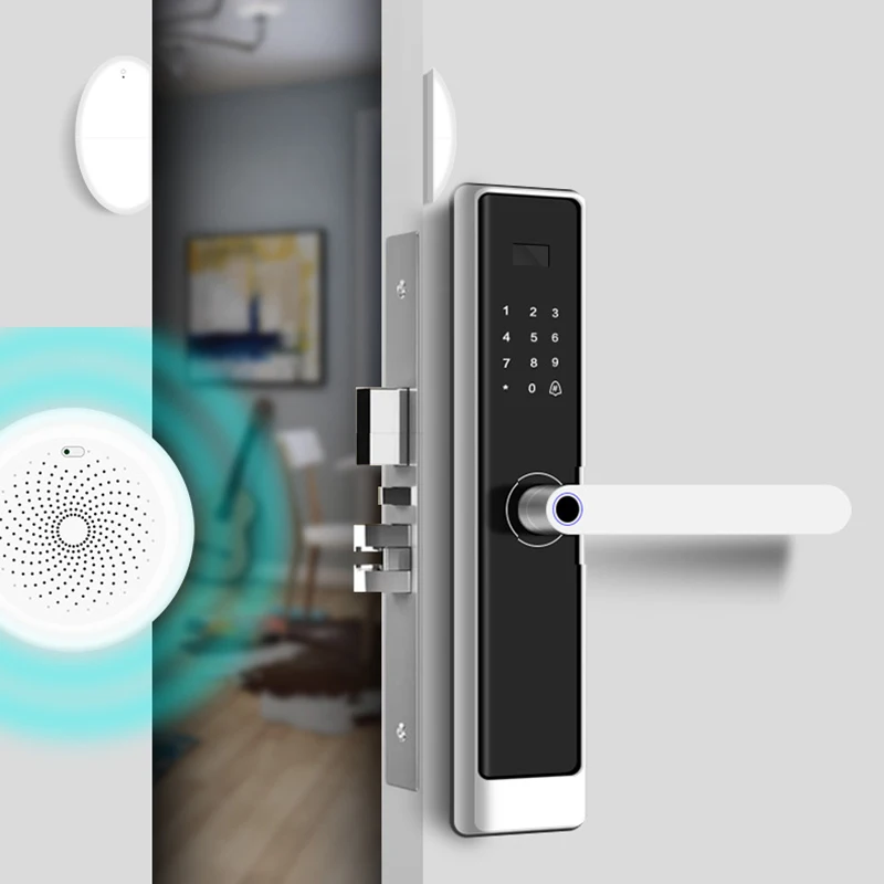 Tuya ZigBee Smart Door Sensor Door Window Open Closed Detector Independent Magnetic Sensor Security Protection via Smart Life