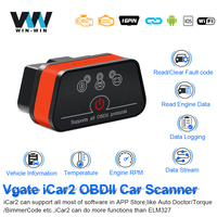 Vgate iCar2 V2.2 ELM327 Bluetooth OBD2 wifi for Android/IOS OBDII Code Reader Scanner Auto OBD Car Diagnostic Tool ELM 327 V1 5