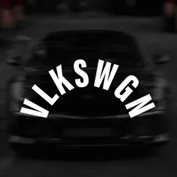 1PC VLKSWGN Car Stickers DIY Auto Rear Wiper Window Trunk Letters Waterproof Vinyl Decals Refit RV Car Styling Decoration