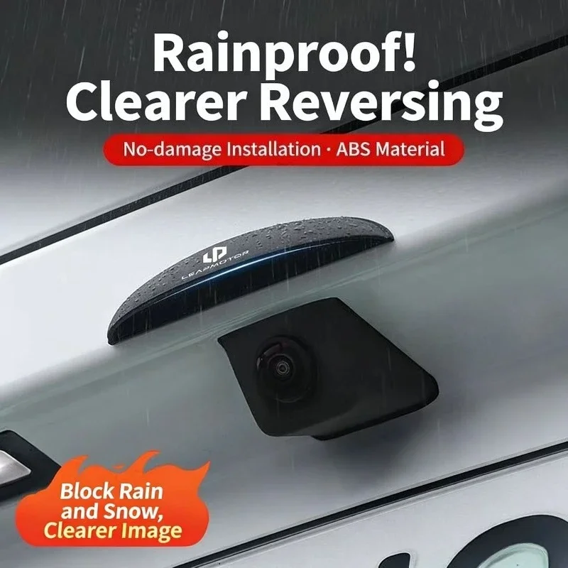 Rear Camera Rain Cover 360 Reverse Radar Image Rain Shield For Leapmotor B01 C16 C11 B10 C10 Safe Driving