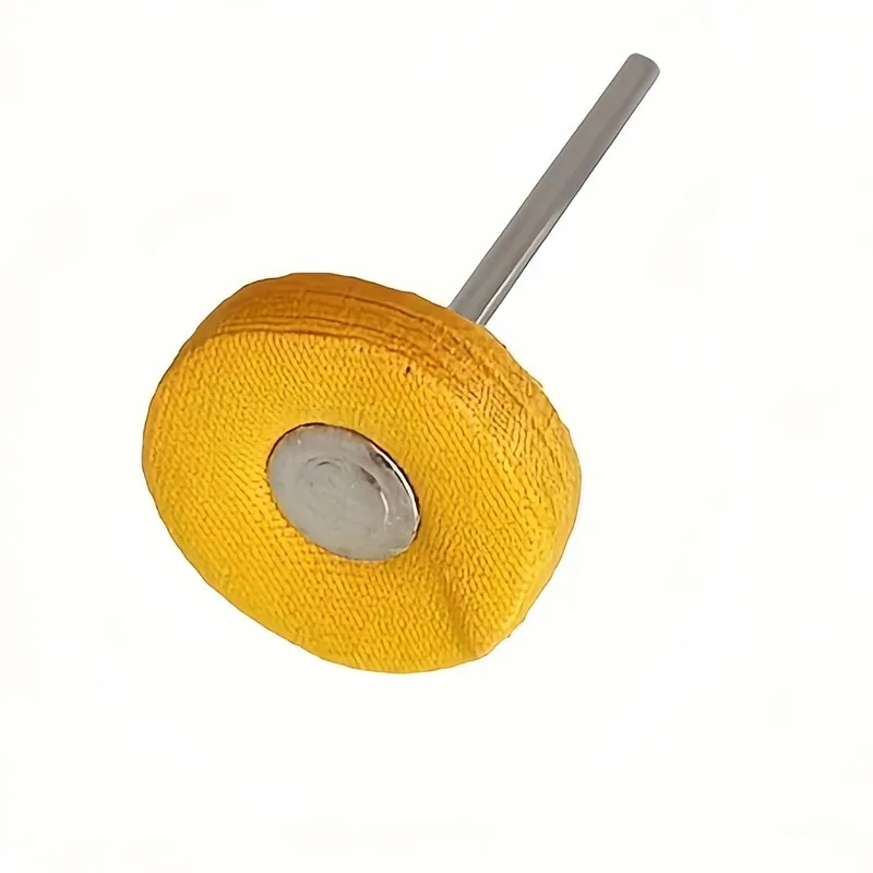 

34Pcs 3mm Yellow Polishing Cloth Wheel, Wear-resistant No Lint, for Jewelry Watch Metal Polishing, Rotary Tool Accessory