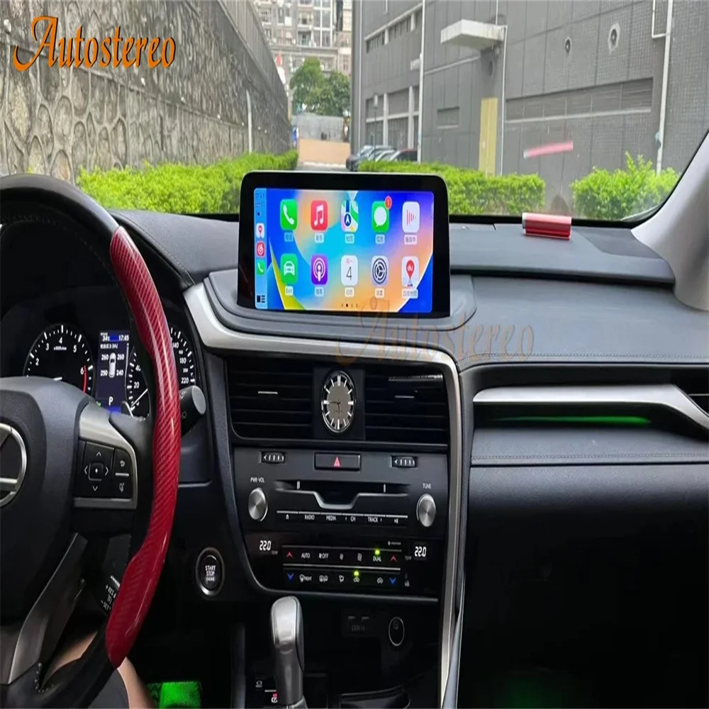 12.3 Android Carplay For Lexus RX 2019 2020 2021 Car GPS Navigation Radio Auto Stereo Multimedia DVD Player Headunit Carplay HD