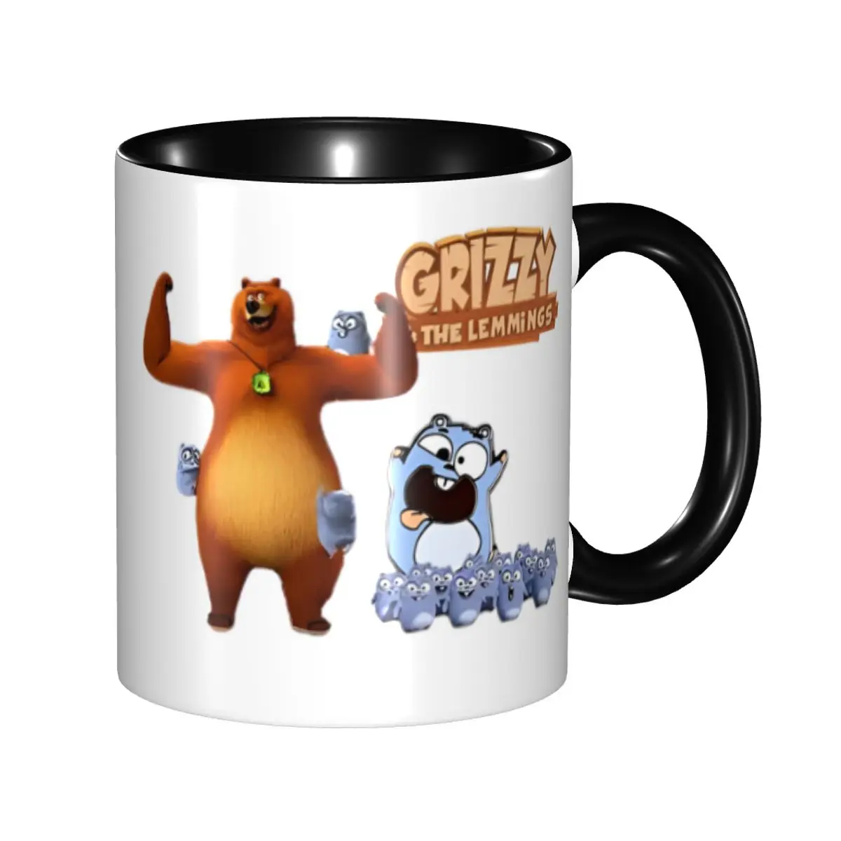 

Customized G-Grizzys And L-Lemmingsed Coffee Mug DIY French Film Cartoon Anime Bear Ceramic Tea Milk Cup