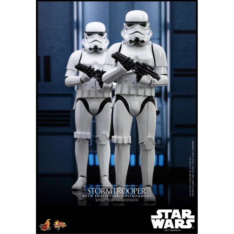 In Stock Hottoys MMS736 Star Wars Stormtrooper White Death Star Environment 1/6 Animation Action Figure Toy Model Collection