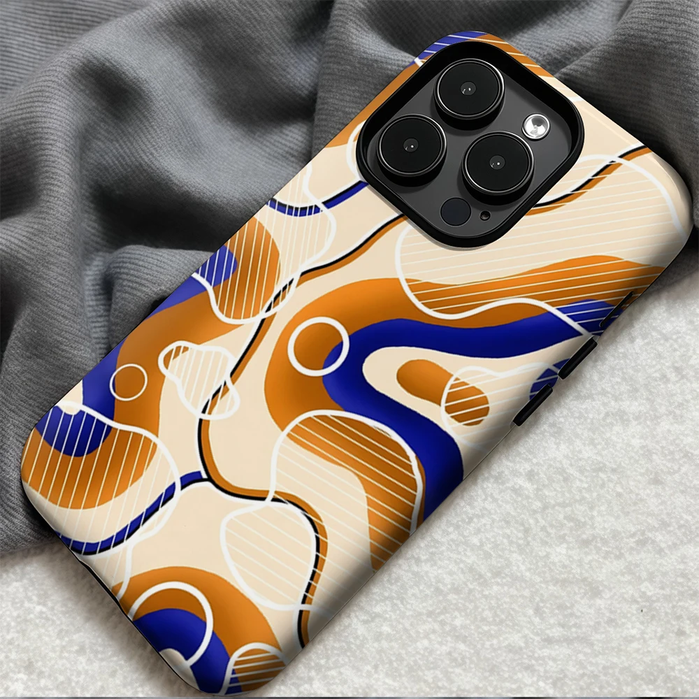 قوس قزح الأسماك المشارب Phone17 يجب أن يكون لديك جراب هاتف آيفون 17 16 15 14 13 12 برو ماكس زائد طبقة مزدوجة الغطاء الخلفي #5