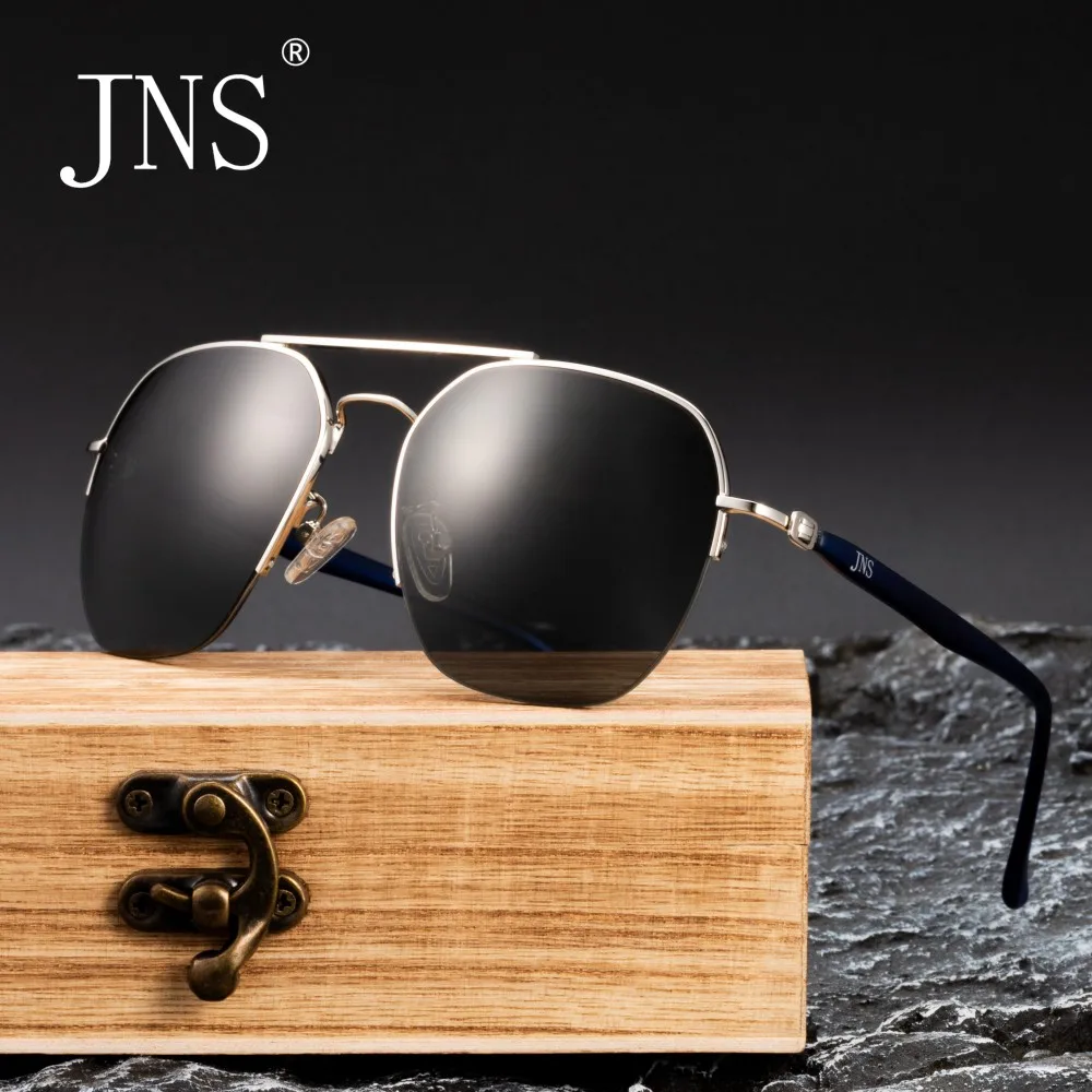 

JNS Luxury UV400 Metal Sunglasses Classic Brand Design Sunglasses Men Polarized Safety Driving Sun Glasses Women Anti-Glare