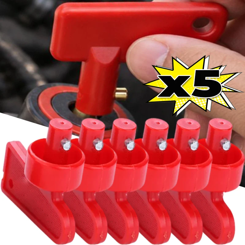 Car Battery Disconnect Switch Dedicated Key for Car Power Switchs Car Battery Main Switchs Universal Manual Ignition Switch