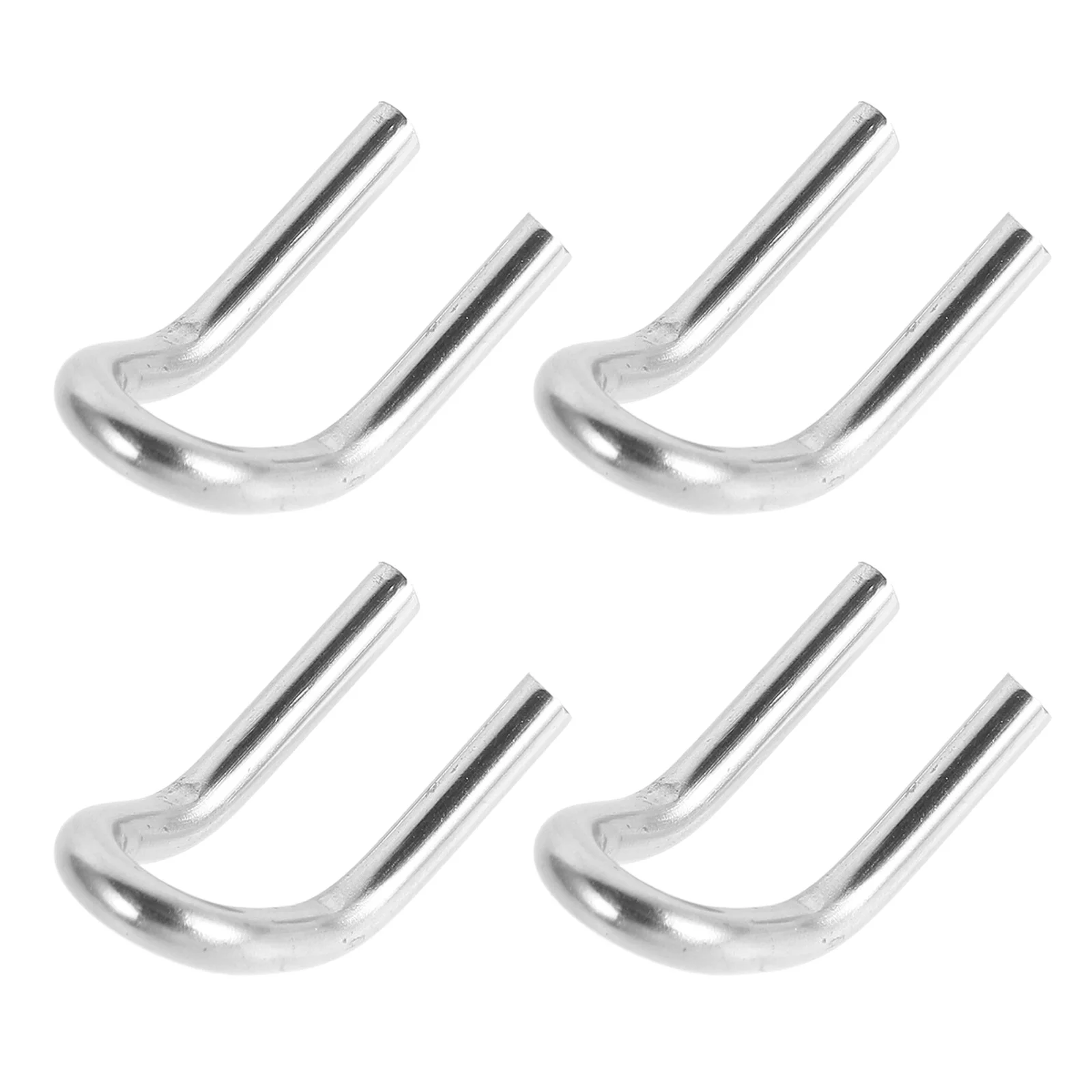 

4pcs Stainless Steel Motorcycle Exhaust Spring Hook U-Shape Replacement Fastener For Pipe Modification Durable Hook Atv Car