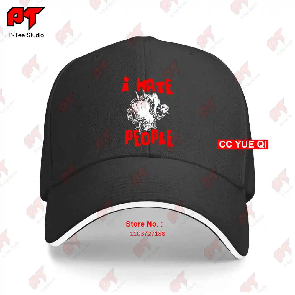 

Anti-Nowhere League-I Hate People Baseball Caps Truck Cap 1OZU