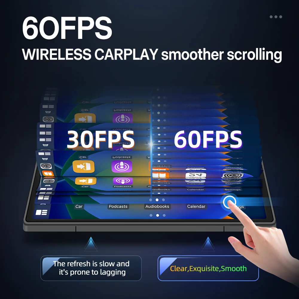 Imagebon H70 Plus Carplay 60FPS 4K Dashcam 11.4″ Wireless Carplay Android Auto Monitor ADAS Car DVR Dual Video Recording