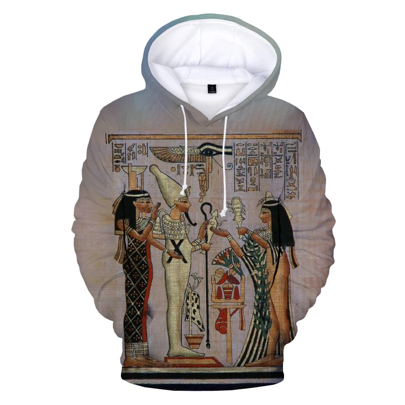 Autumn Ancient Egyptian God 3D Print Hoodies Men Women Fashion Casual Sweatshirts Oversized Hoodie Pullovers Tracksuit Clothing